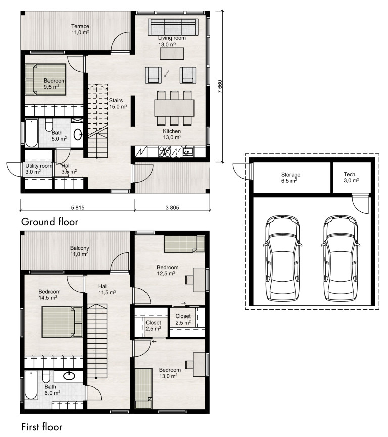 Artic Urban 124 floorplan