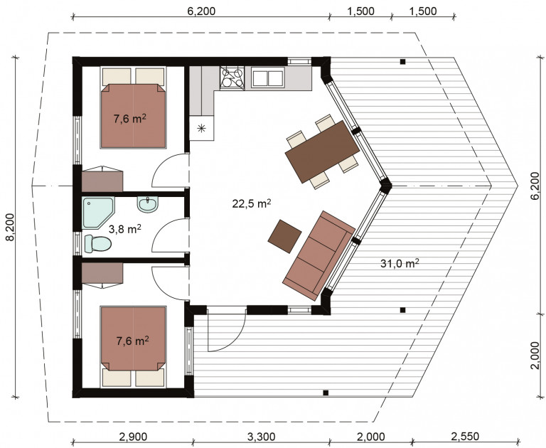 Tunturi 48 floor plan ScaleWidthWzc2OF0